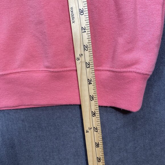 Fifth Sun Pink Sweatshirt Leopard Print Heart Crew Neck Long Sleeves Womens M - Picture 8 of 9